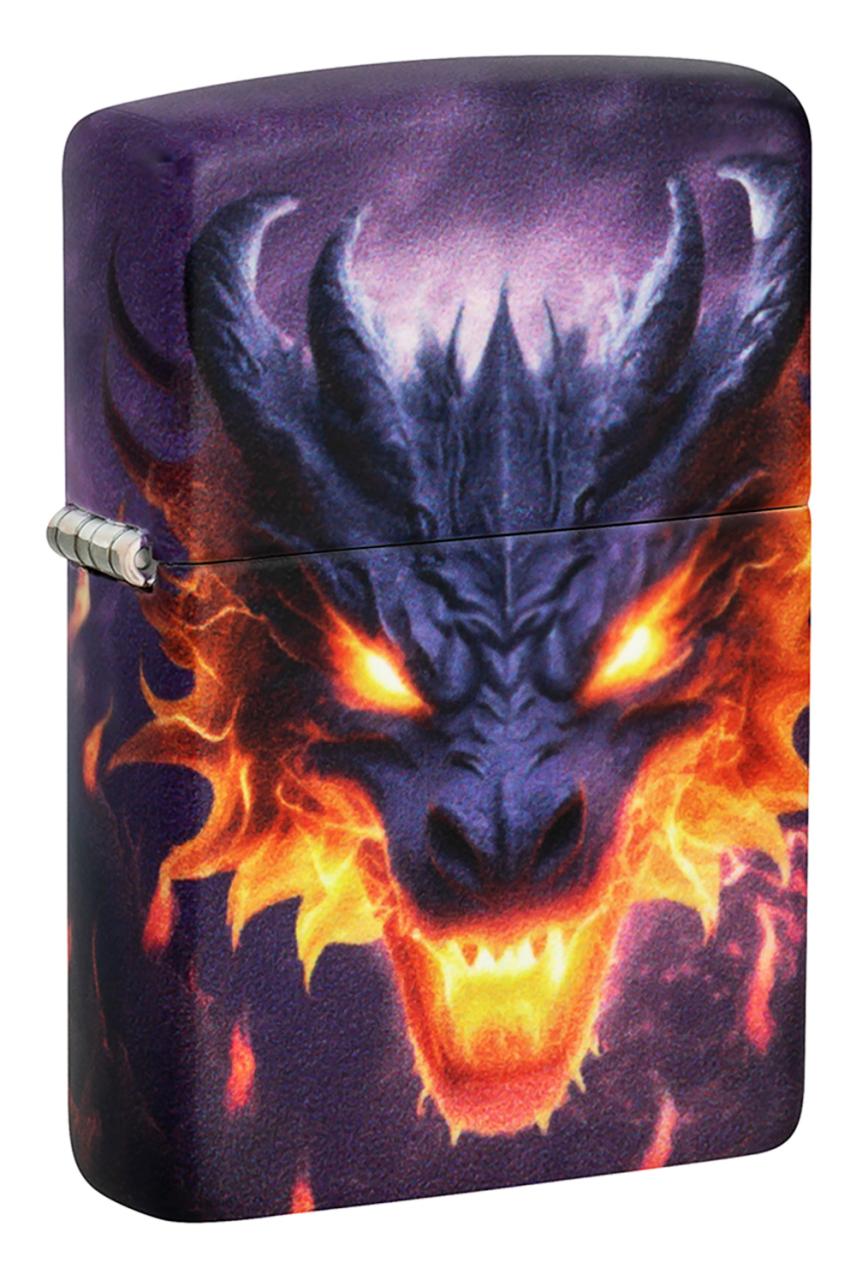 Зажигалка ZIPPO Glowing Dragon с покрытием Glow In The Dark Green ,46251