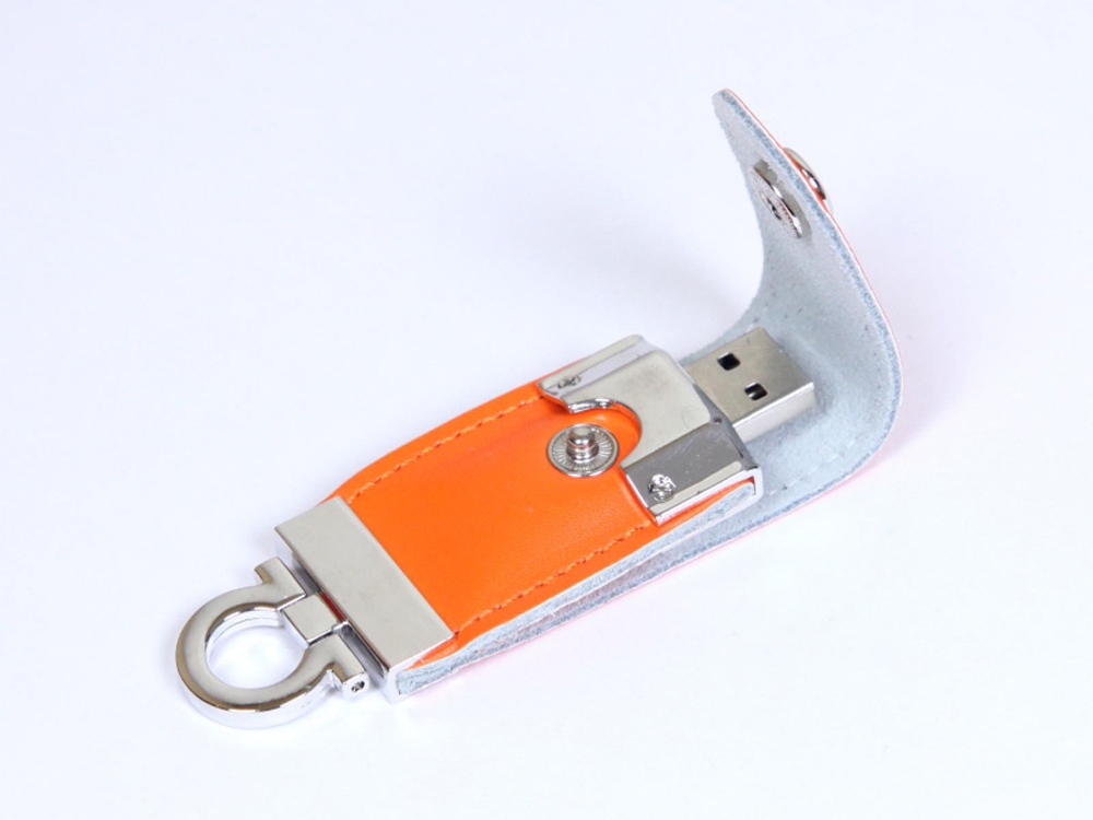 USB-флешка на 64 ГБ в виде брелка, желтый