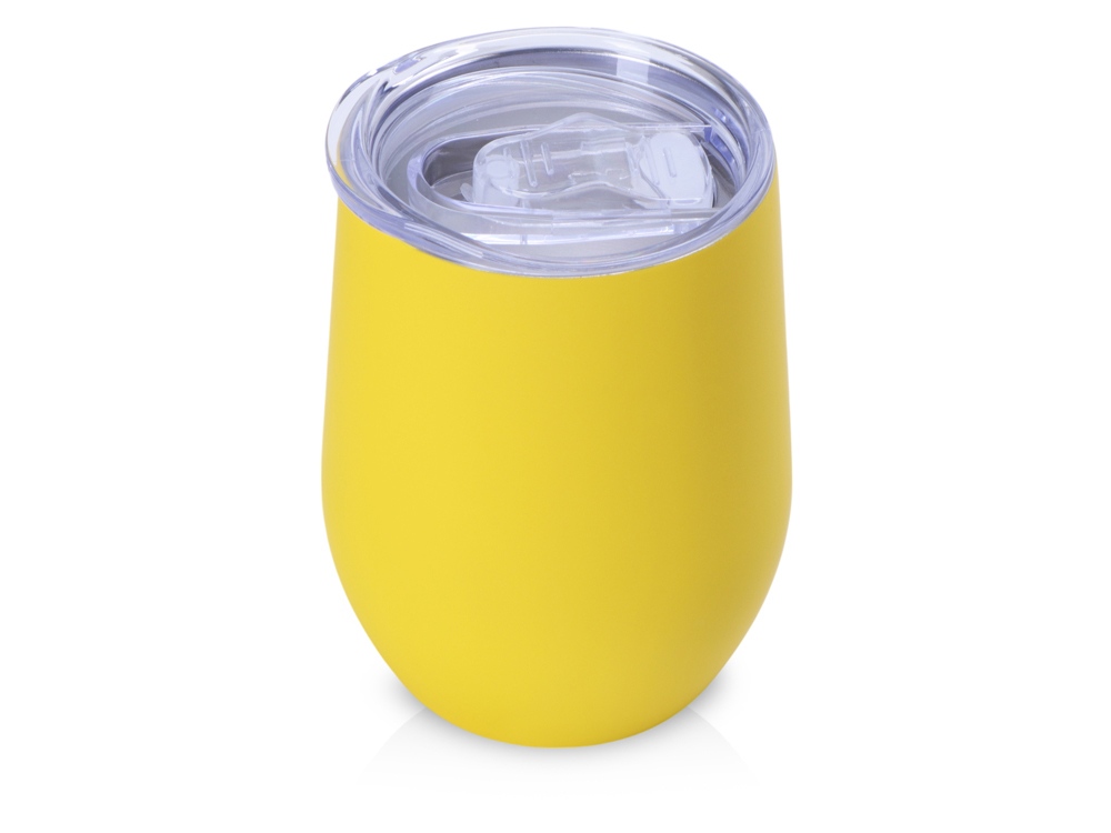 Термокружка Vacuum mug C1, soft touch, 370мл, черный