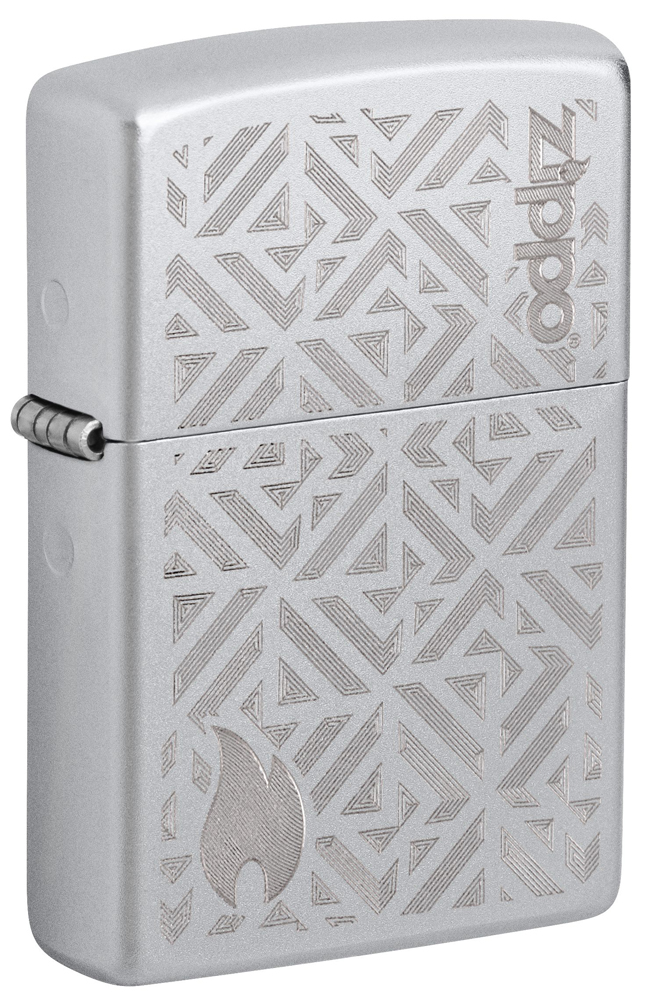 Зажигалка ZIPPO Mosaic с покрытием Satin Chrome ,29912