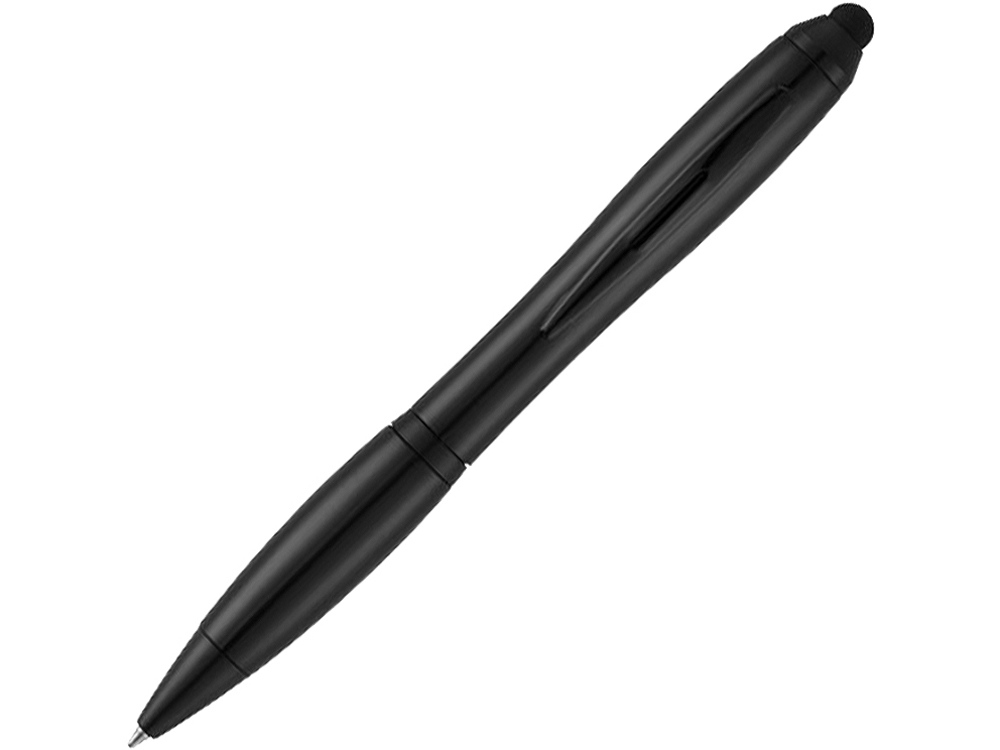 Ручка-стилус шариковая Nash, пурпурный/черный