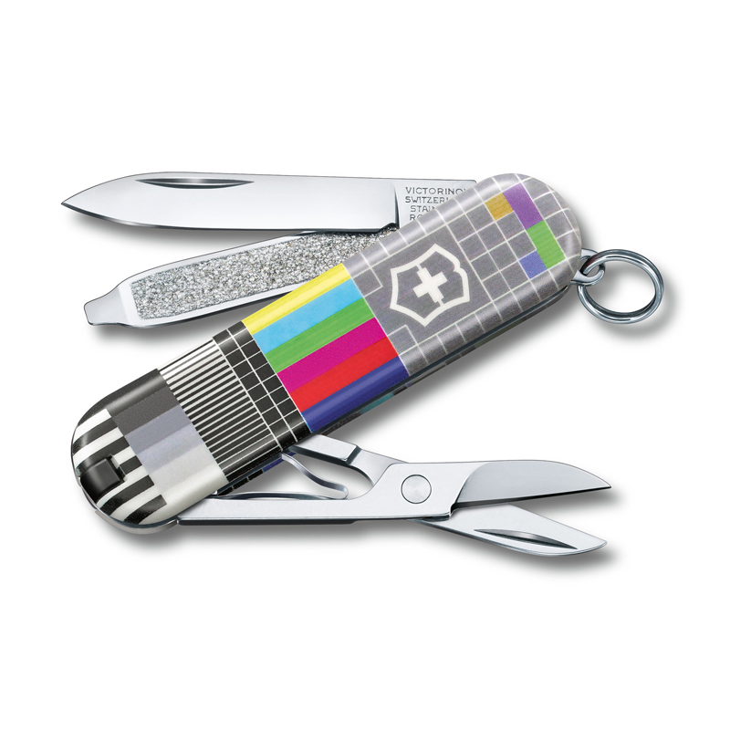 Нож-брелок VICTORINOX Classic Retro TV ,0.6223.L2104