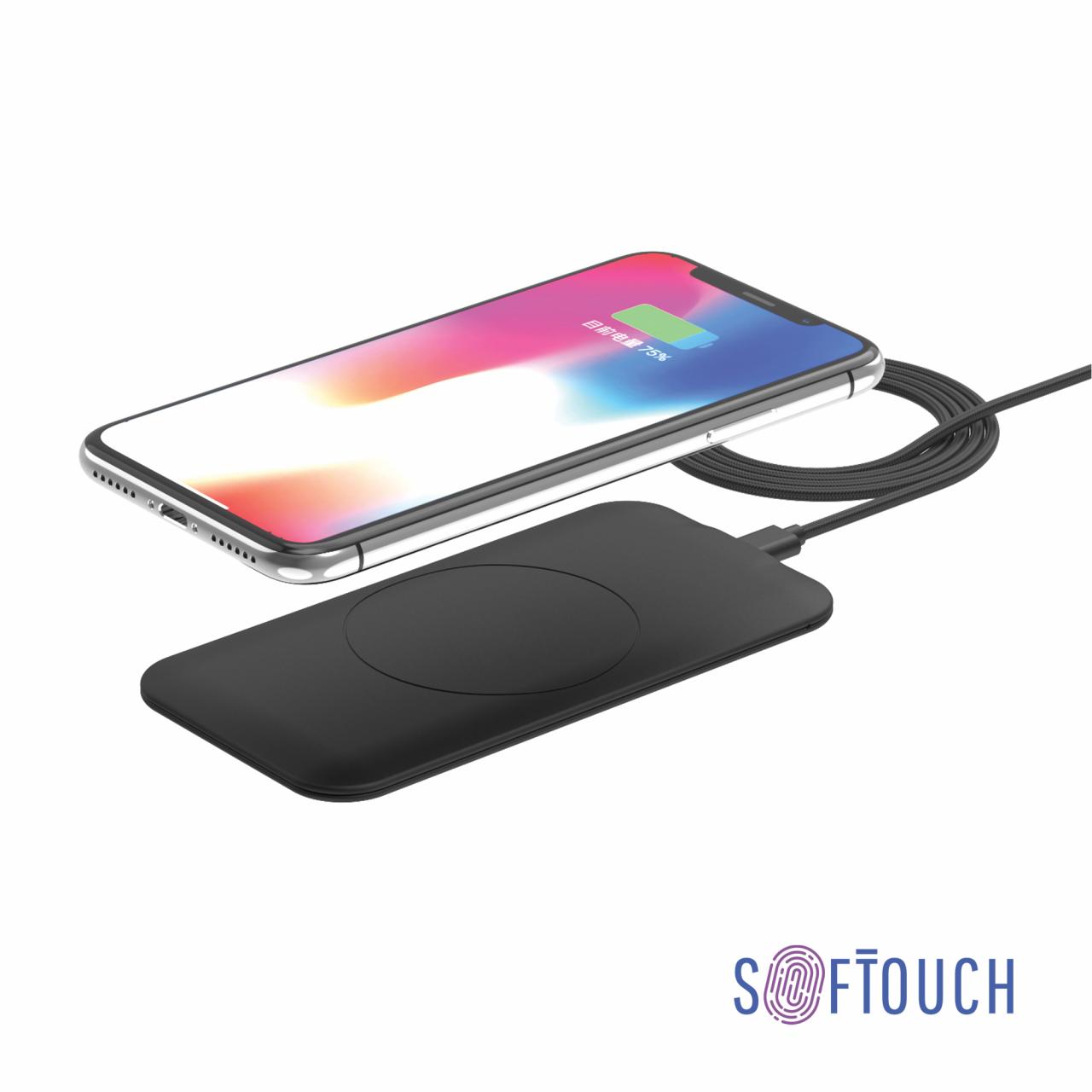 Настольное беспроводное зарядное устройство Slim SOFTTOUCH