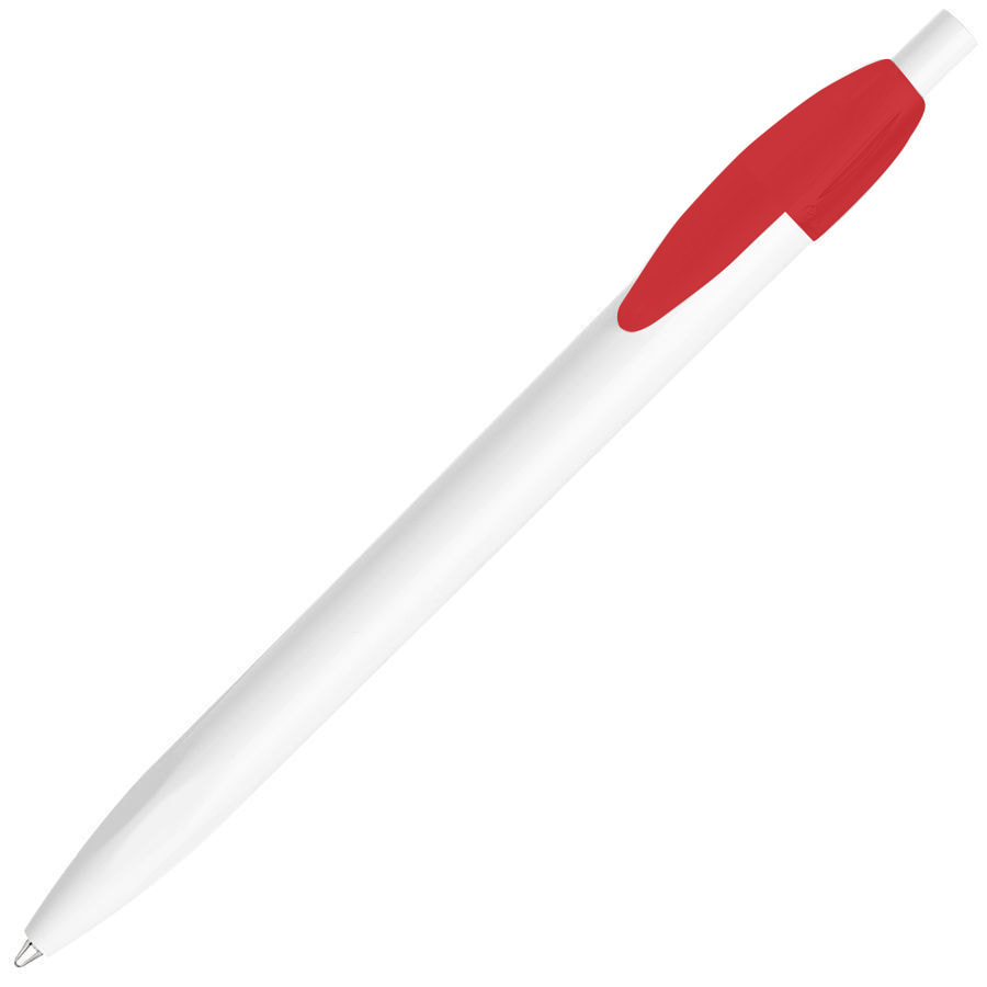 Ручка шариковая X-1 WHITE, белый/желтый непрозрачный клип, пластик