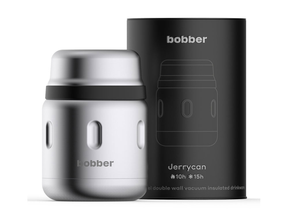 Термос для еды, вакуумный, бытовой, тм bobber. Объем 0.7 литра. Артикул Jerrycan-700 Glossy