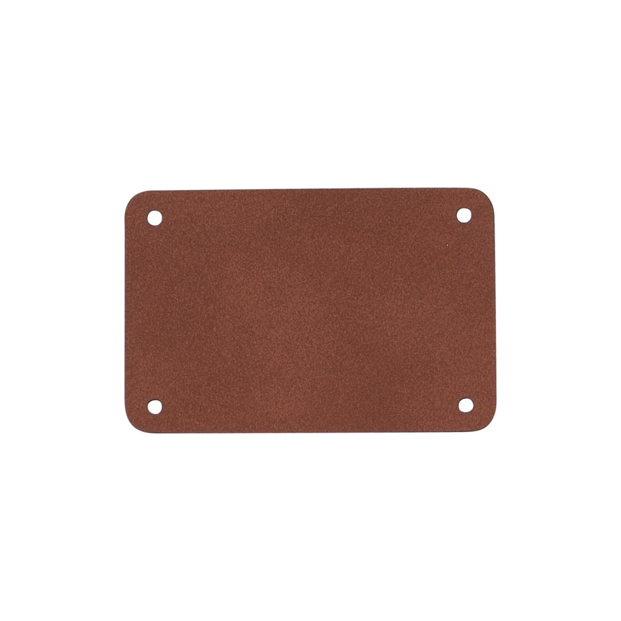 Шильд 4х6 см имитация кожи