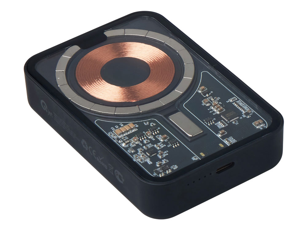 Беспроводной магнитный внешний аккумулятор с QC\PD MagnifIQ, 10000 мАч, 15 Вт, белый