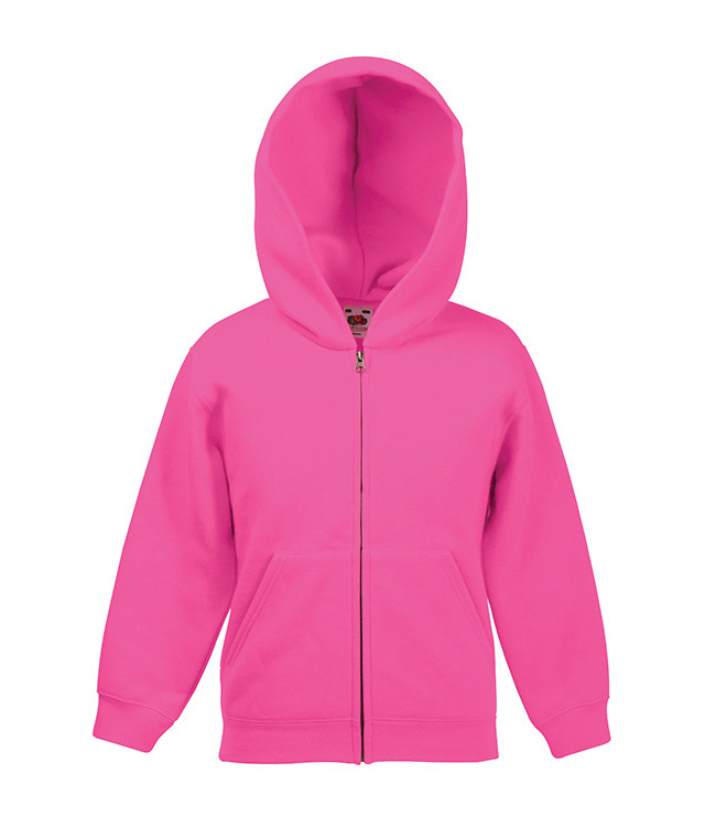 Толстовка детская на молнии с капюшоном Fruit of the Loom Kids Hooded Sweat Jacket