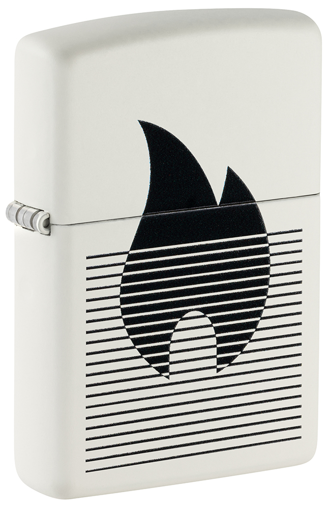 Зажигалка Zippo Flame Gradient Design с покрытием White Matte ,46485