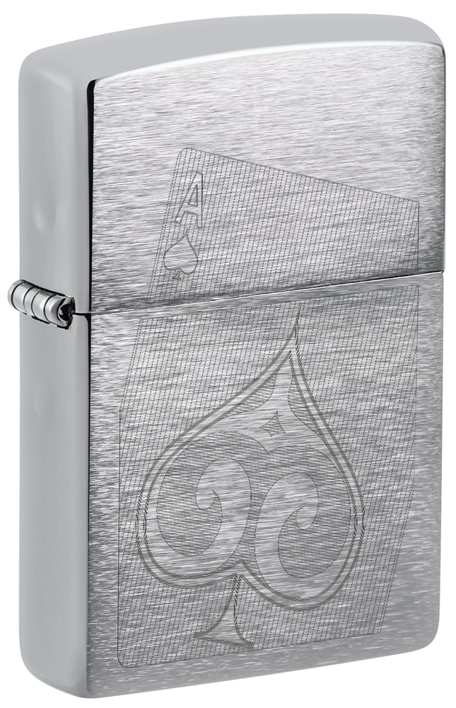 Зажигалка ZIPPO с покрытием Brushed Chrome ,29685