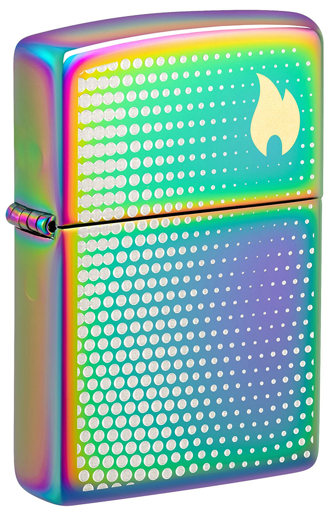 Зажигалка ZIPPO Dot Matrix с покрытием Multi Color ,46569