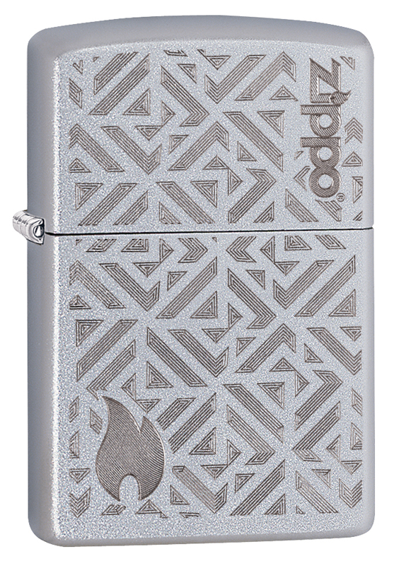 Зажигалка ZIPPO Mosaic с покрытием Satin Chrome ,29912