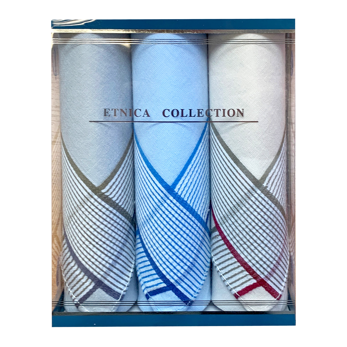 Подарочный набор мужских носовых платков ETNICA COLLECTION Пд34