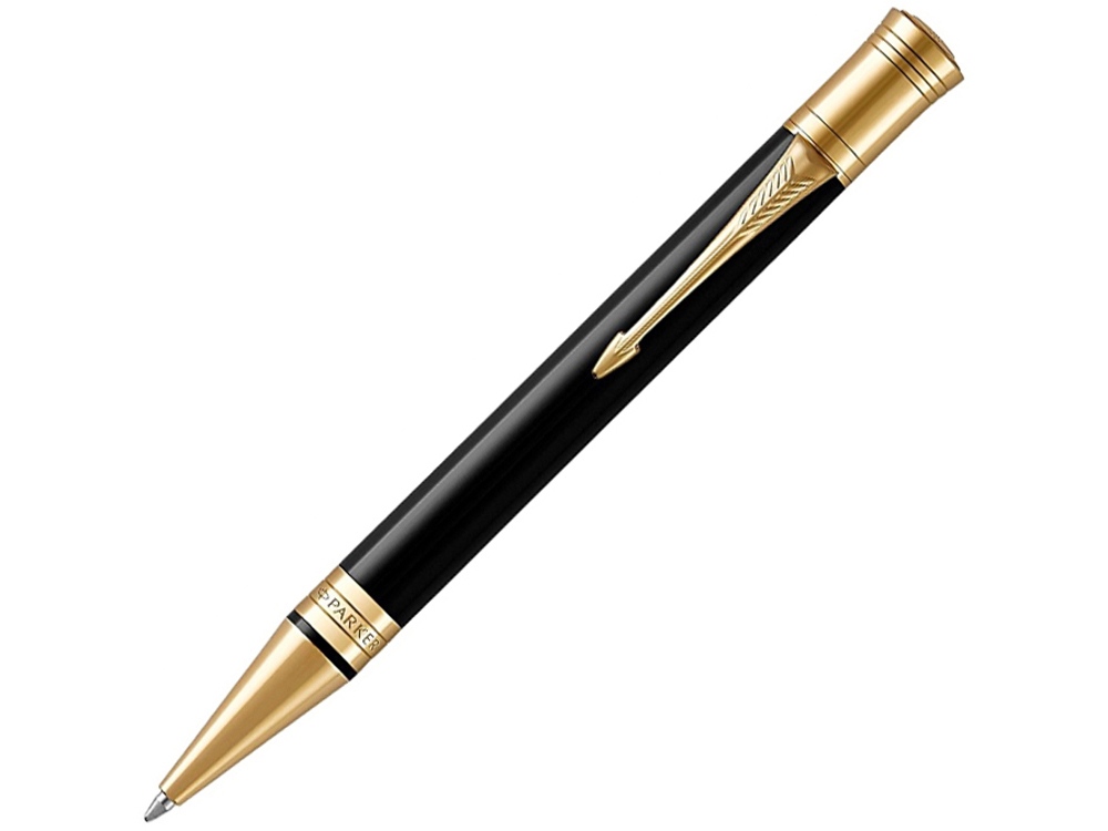 Шариковая ручка Parker Duofold Classic International Black CT, стержень: M, цвет чернил: black, в подарочной упаковке.