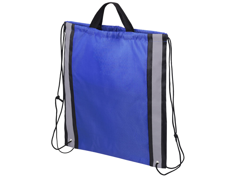 Рюкзак-мешок Savy со светоотражающими полосами по бокам, черный