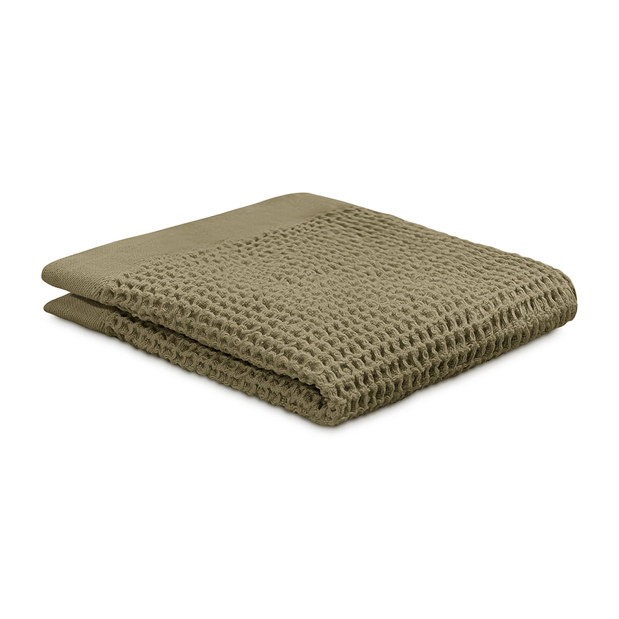 Полотенце для лица из умягченной вафли из коллекции Essential, 30x30 см