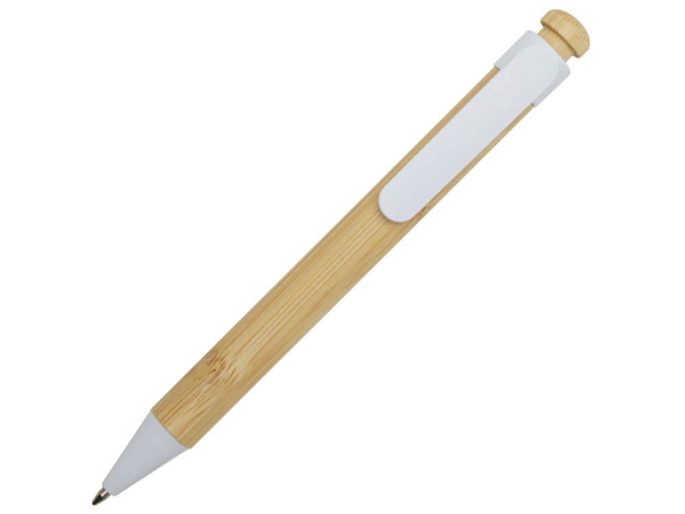 Rattan шариковая ручка из бамбука и переработанной пластмассы - сплошной черный