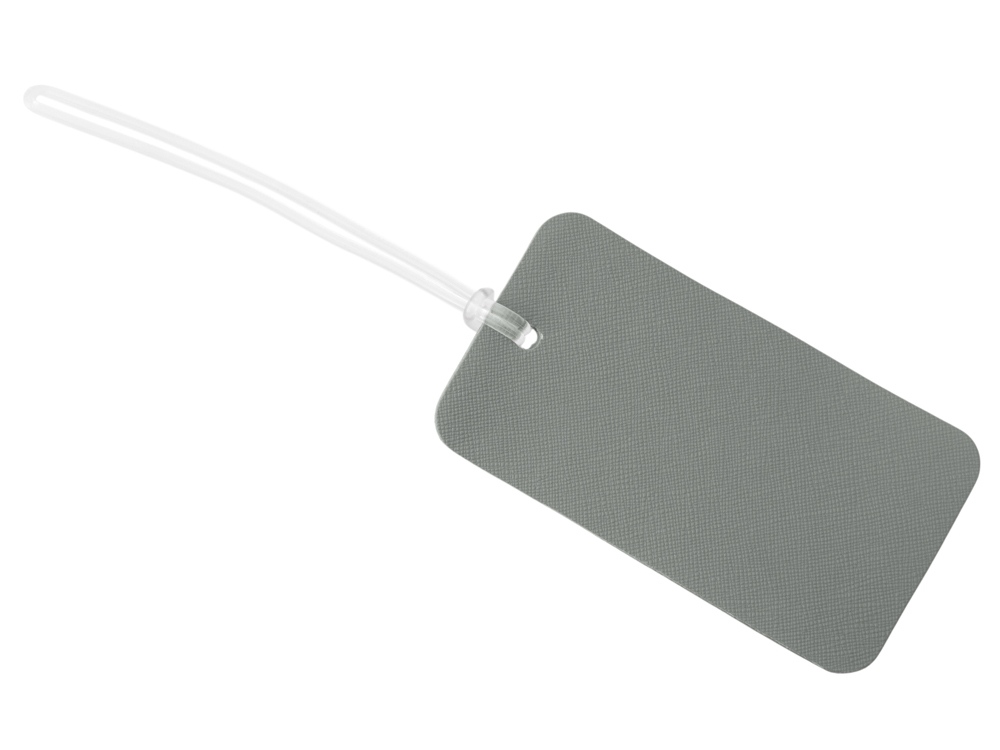 Багажная бирка Favor на силиконовой петле, черный