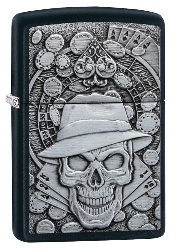 Зажигалка ZIPPO Classic с покрытием Black Matte ,49183