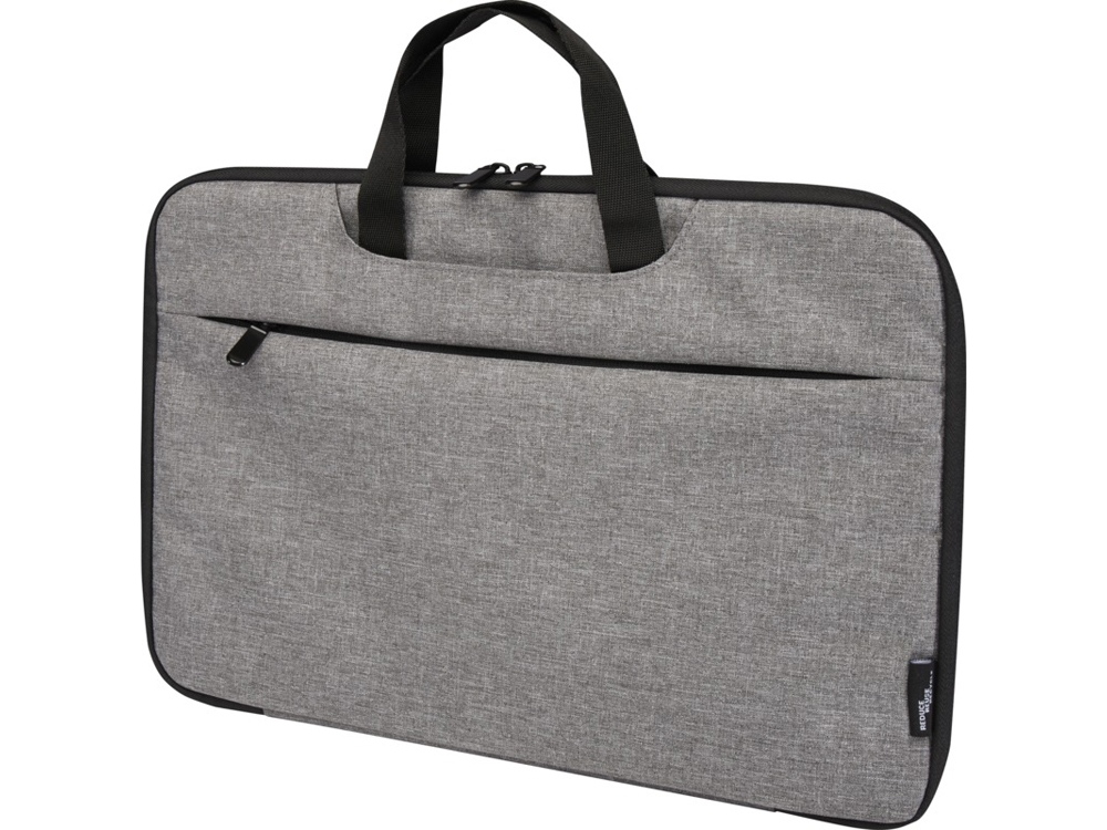 Эко- чехол для ноутбука Libra 2 в 1 из переработанного пластика, древесный уголь