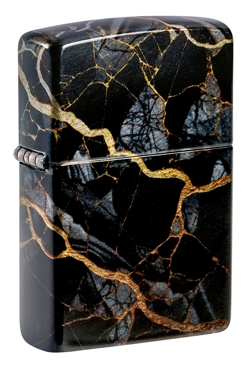 Зажигалка ZIPPO Fusion Marble Design с покрытием 540 Tumbled Chrome ,46255