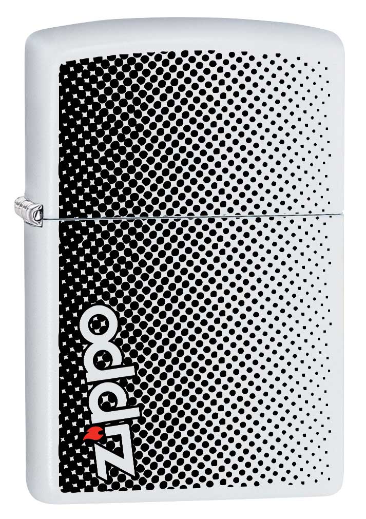 Зажигалка ZIPPO Logo с покрытием White Matte ,29689