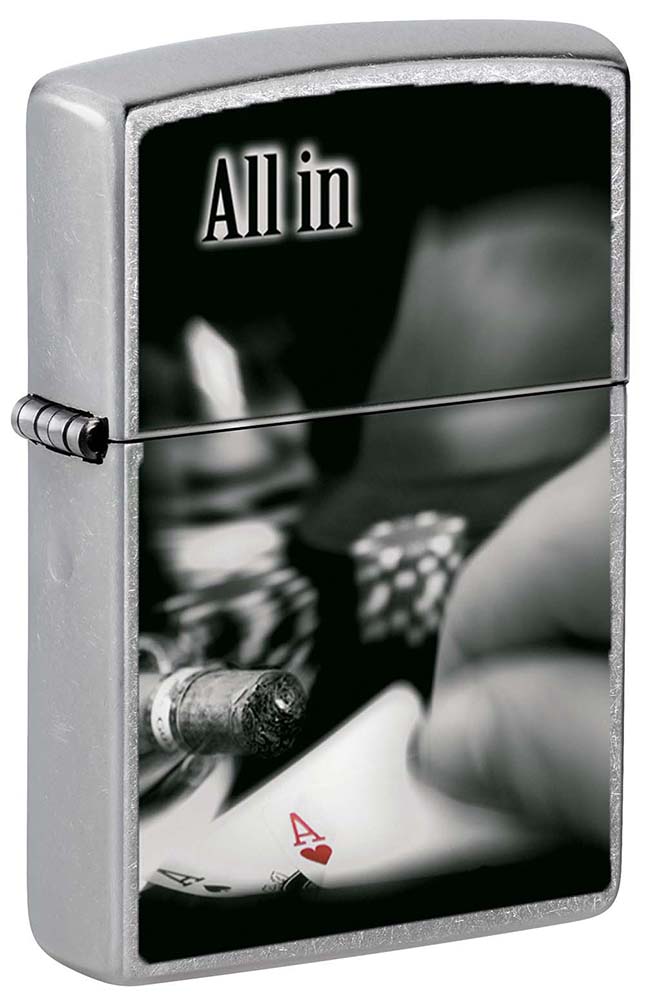 Зажигалка ZIPPO All In All с покрытием Street Chrome™ ,207 ALL IN ALL