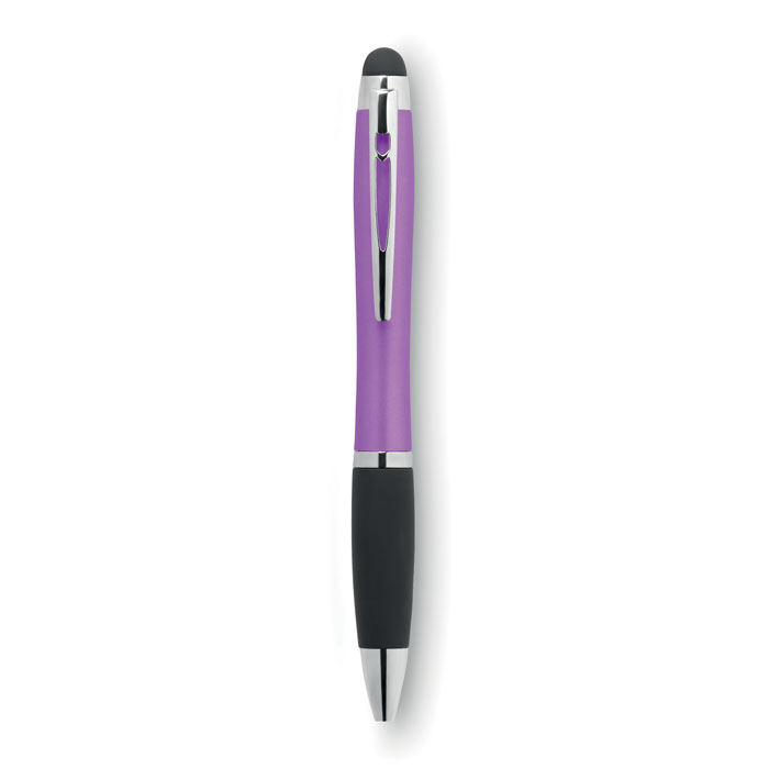 Printed sample pen with light
