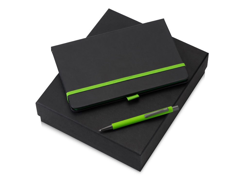 Подарочный набор Jacque 2.0. с ручкой и блокнотом, синий