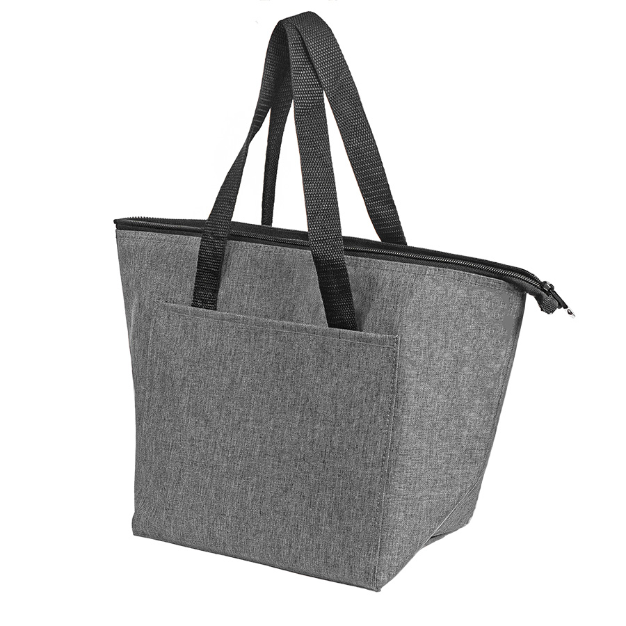 Термосумка FRESH, серый меланж, 39 x 25 x 16 см, полиэстер 300D