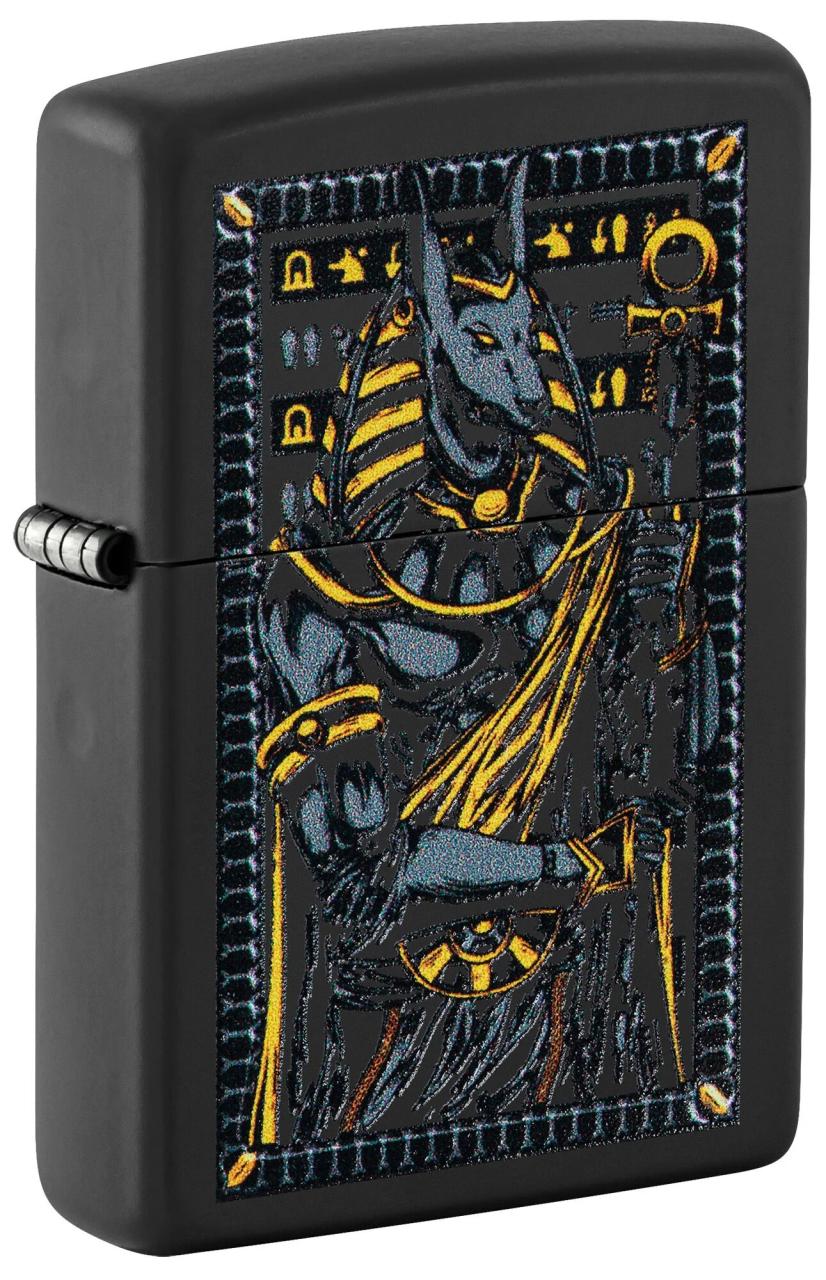 Зажигалка ZIPPO Anubis с покрытием Black Matte ,46245