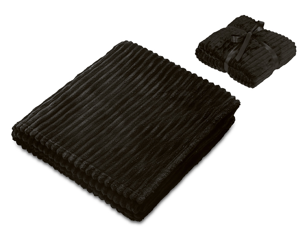 Плед Wave флисовый, зеленый