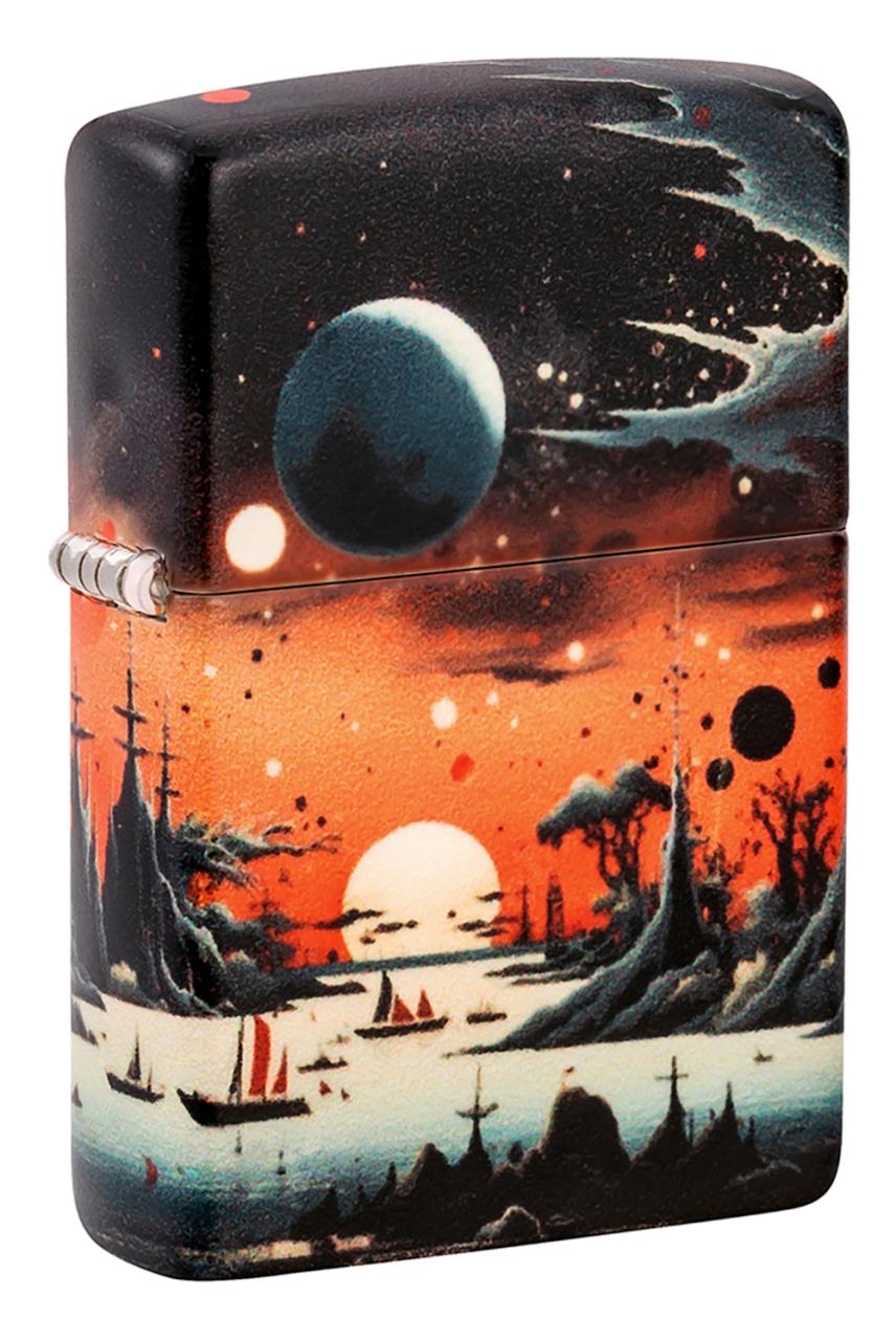 Зажигалка ZIPPO Galactic Landscape Design с покрытием 540 Matte ,46254
