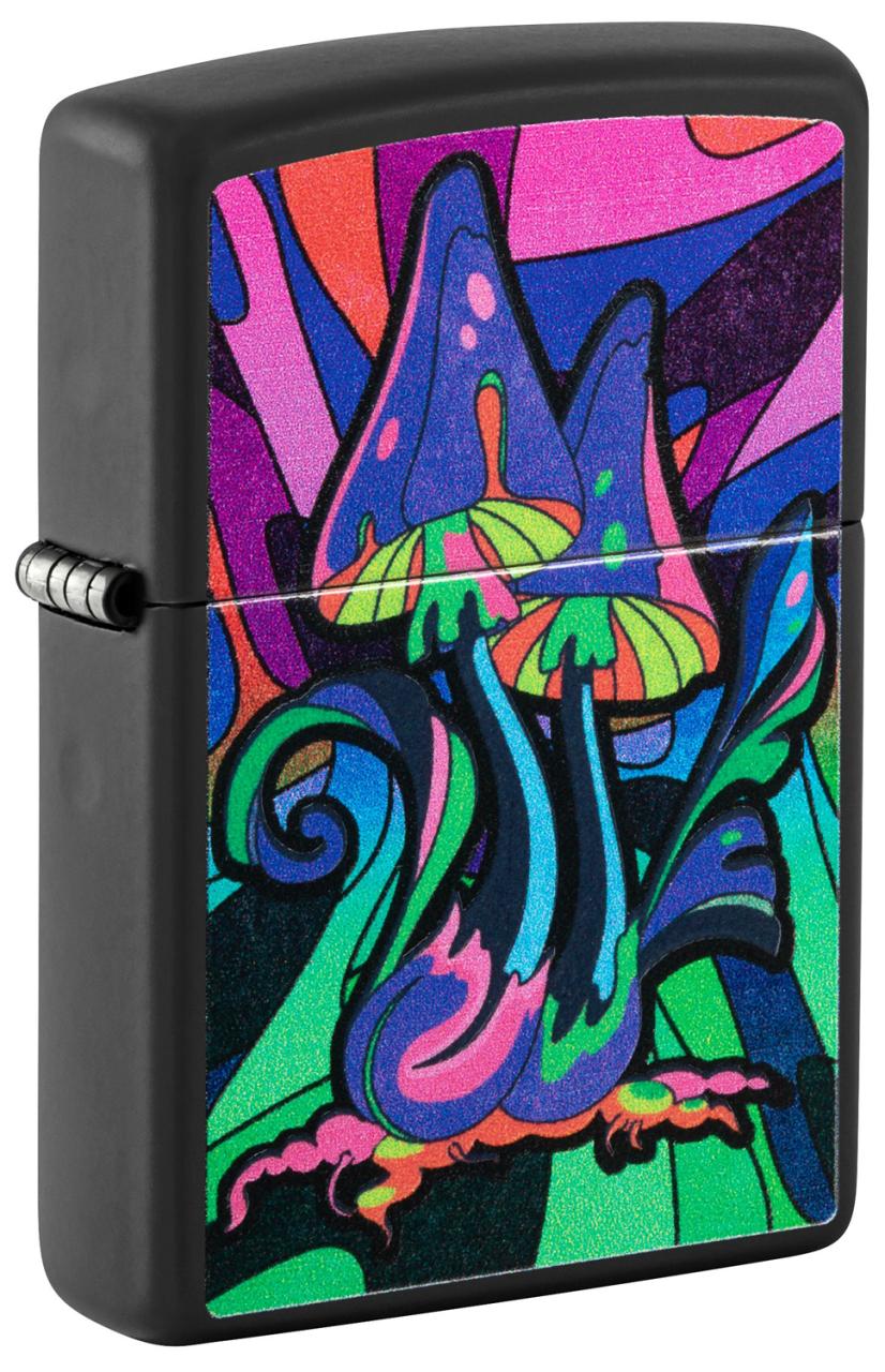 Зажигалка ZIPPO Counter Culture с покрытием Black Light ,48386