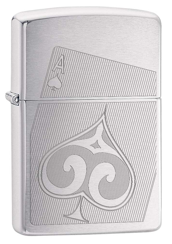 Зажигалка ZIPPO с покрытием Brushed Chrome ,29685