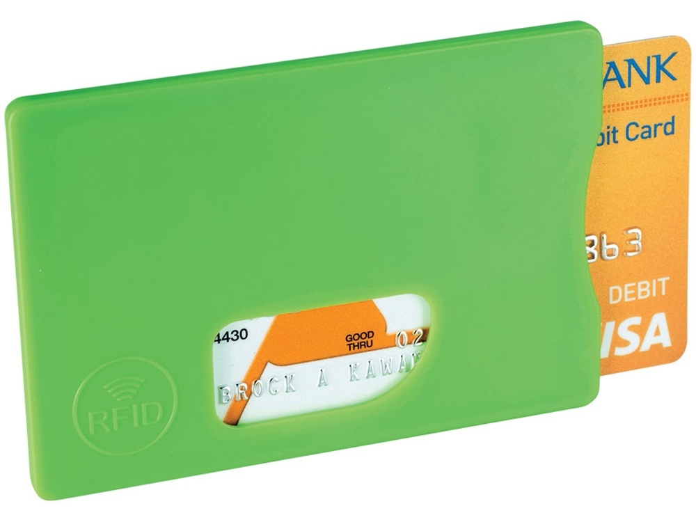Защитный RFID чехол для кредитной карты, ярко-синий