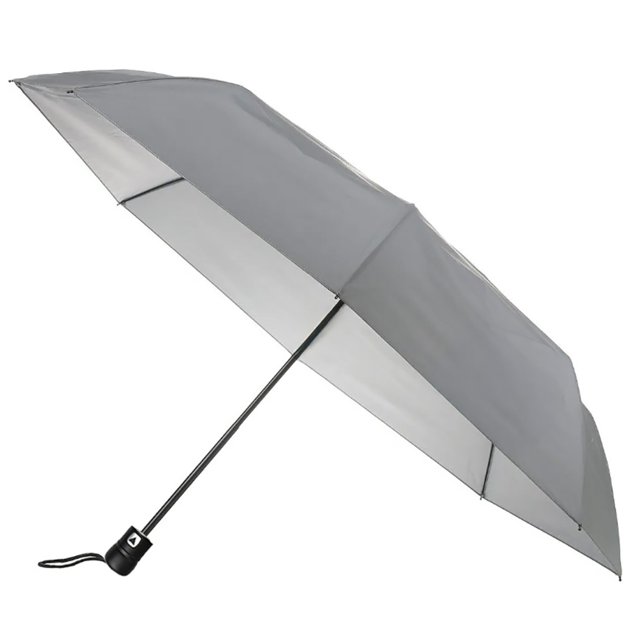 Зонт складной Reflect, полуавтомат, светоотражающий серый