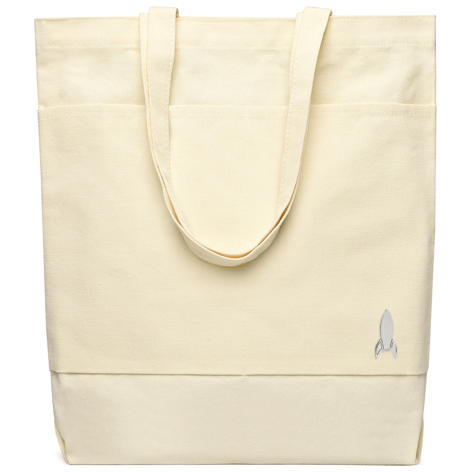 Сумка для покупок JETTA 325 г/м² с шильдом - фура, натуральный