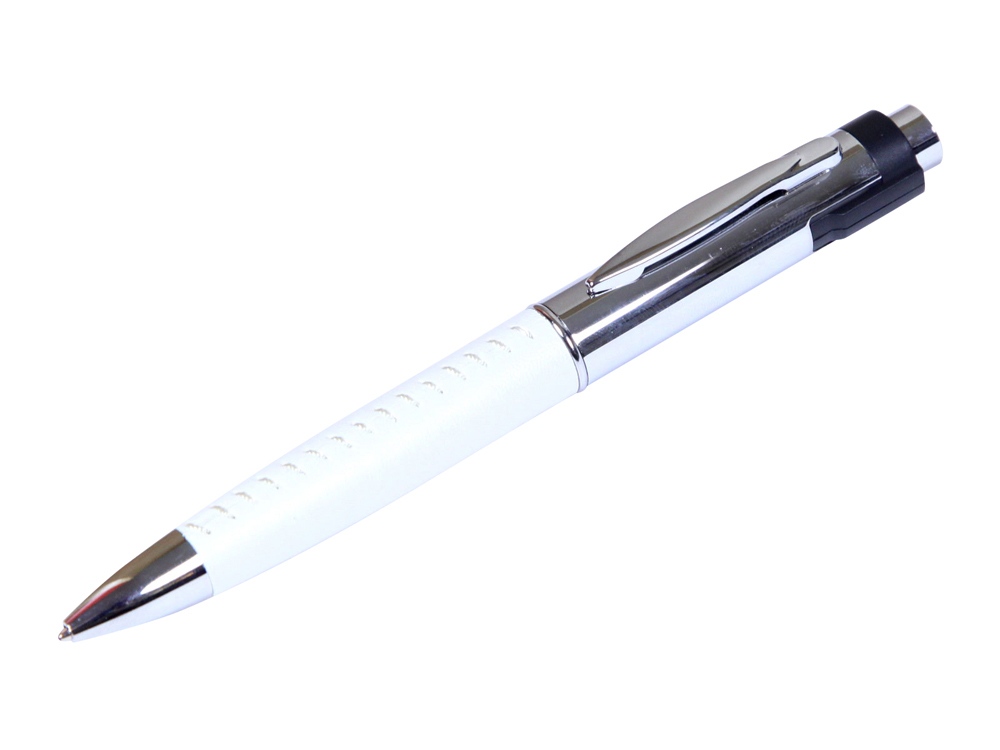 Флешка в виде ручки с мини чипом, 8 Гб, зеленый/серебристый