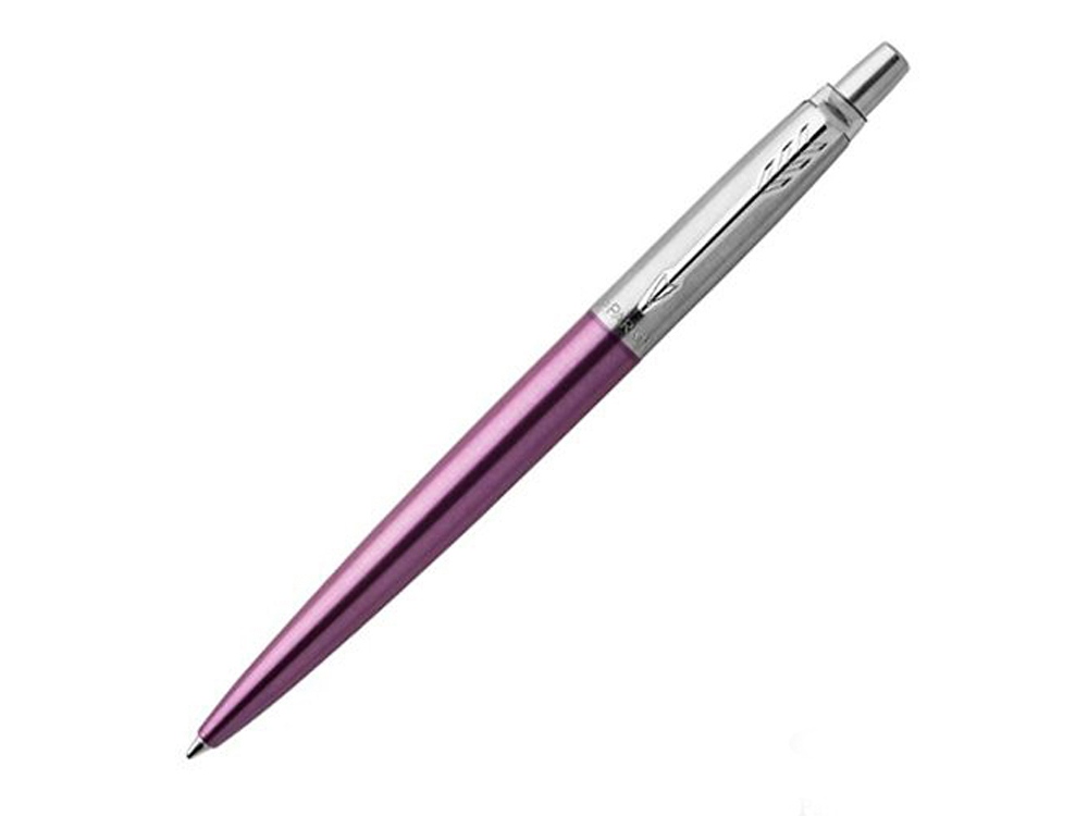 Шариковая ручка Parker Jotter Essential, Satin Black CT, стержень: M, цвет чернил : blue или black