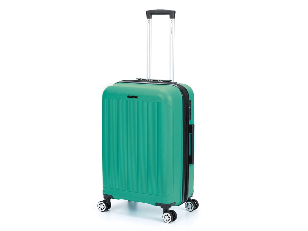 Чемодан TORBER В Отпуск, ярко-синий, полипропилен, 65,5 х 43,5 х 26 см, 62 л