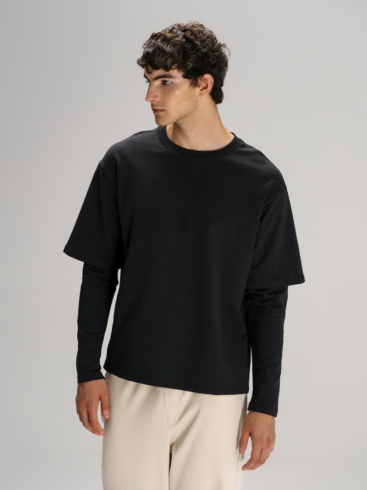 Футболка оверсайз с двойным рукавом Kosmos