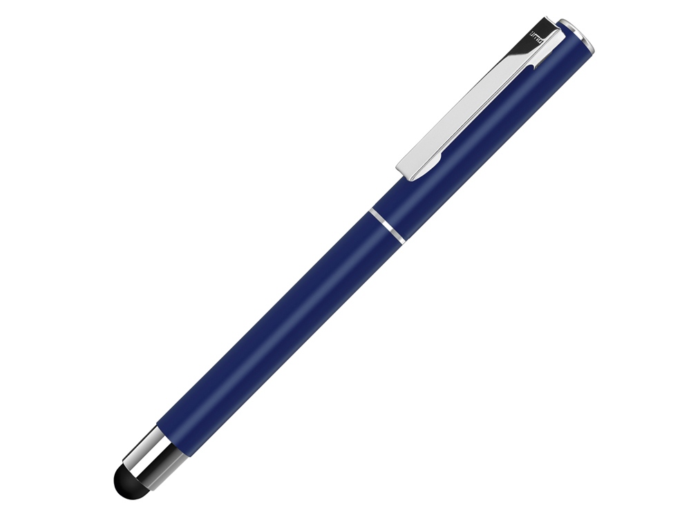 Ручка металлическая стилус-роллер STRAIGHT SI R TOUCH, бирюзовый