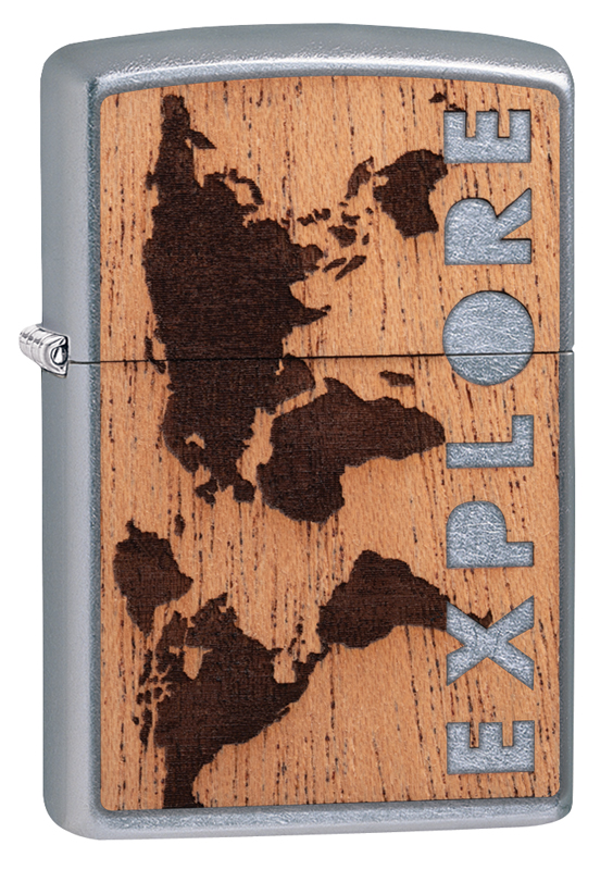 Зажигалка ZIPPO WOODCHUCK с покрытием Street Chrome™ ,49171