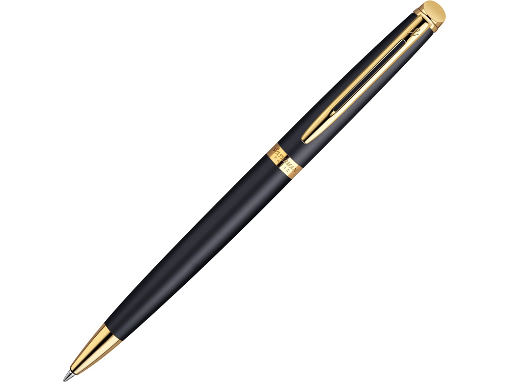 Шариковая ручка Waterman Hemisphere, цвет: MatteBlack GT, стержень: Mblk