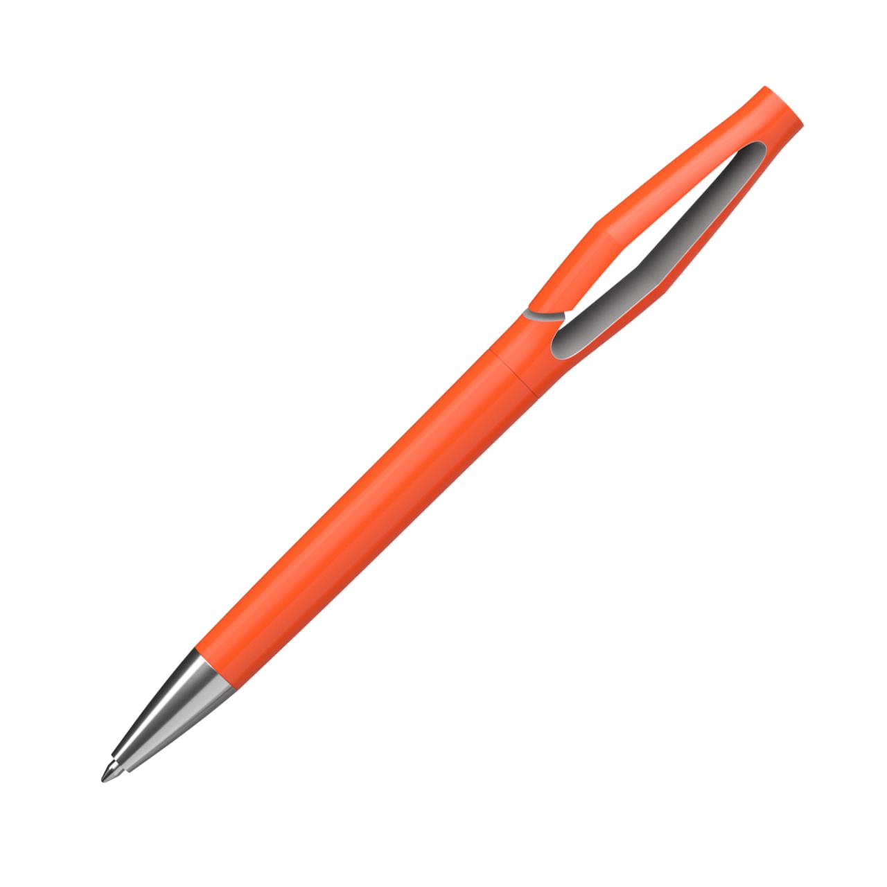 Ручка шариковая Jack, оранжевый/серебро
