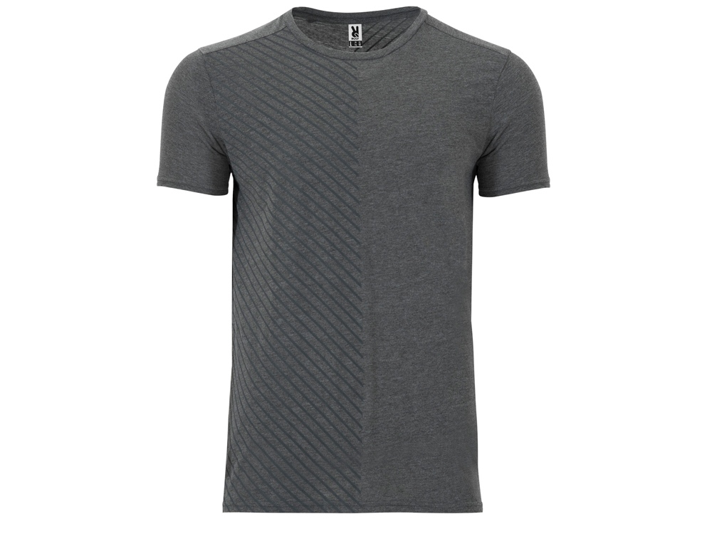 Футболка Baku мужская, меланжевый красный