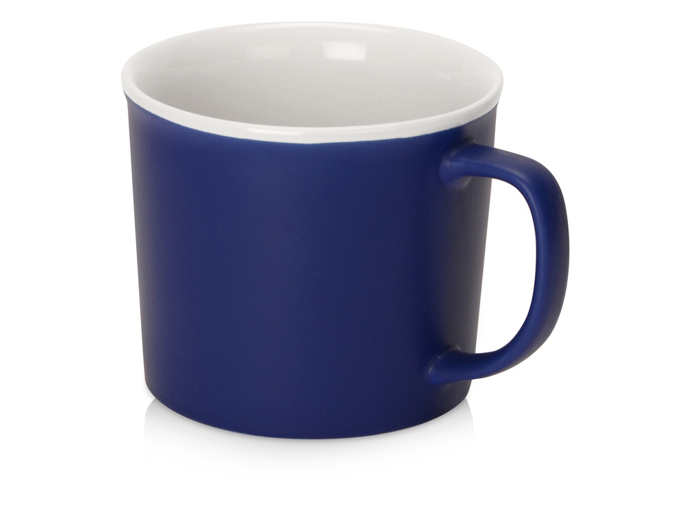 Матовая кружка Nancy 360 мл цветная снаружи, белая внутри, фиолетовый