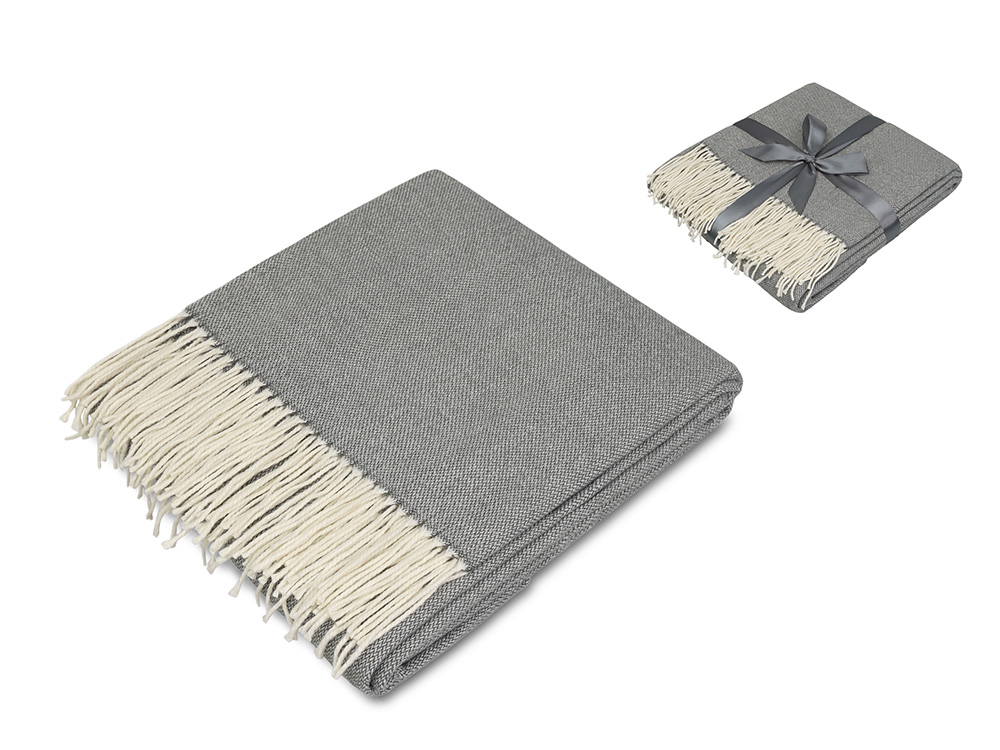 Акриловый плед Dapple 160x210 см, синий